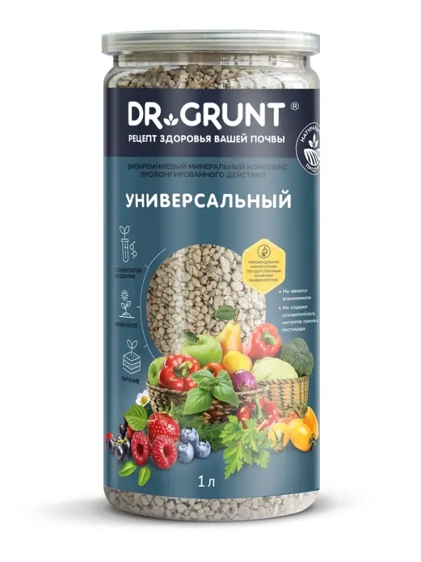 Удобрение минеральное универсальное, Dr.Grunt, 700 г Удобрение минеральное универсальное, Dr.Grunt, 700 г