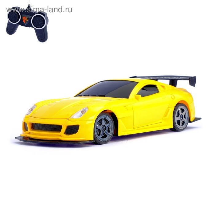 Машина радиоуправляемая «Спорткар», открываются двери и капот, 1:22, работает от батареек, МИКС Машина радиоуправляемая «Спорткар», открываются двери и капот, 1:22, работает от батареек, МИКС