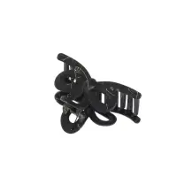 Крабик для волос &laquo;Классик&raquo; бантик, 7.5&times;4 см, матовый, чёрно-золотой