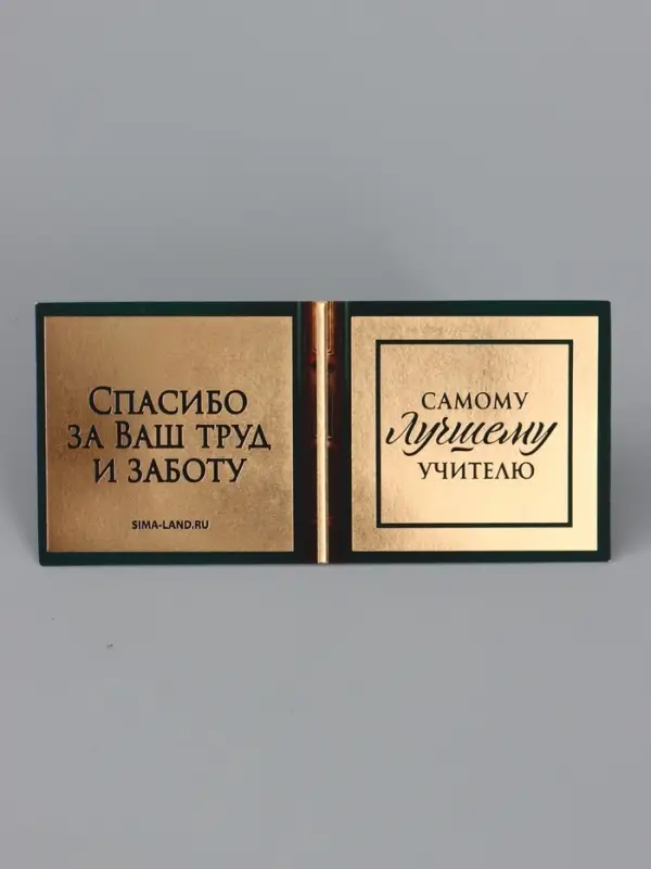 Пакет ламинированный &laquo;Любимому учителю&raquo;, 22.3&times;9&times;35 см