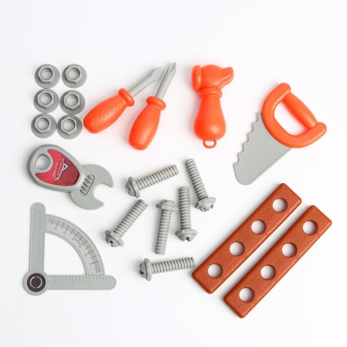 Набор строителя с инструментами игровой Super car, рюкзак с инструментами, Тачки Набор строителя с инструментами игровой Super car, рюкзак с инструментами, Тачки