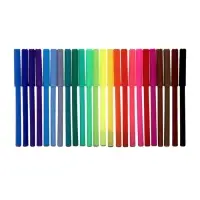 Фломастеры 24 цвета, вентилируемый колпачок, в картонной коробке