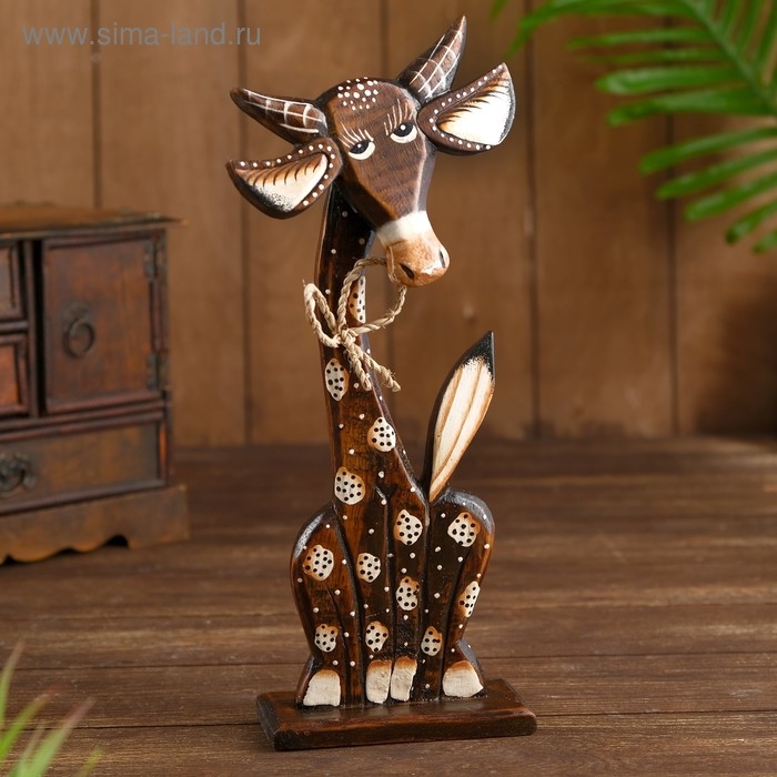 Сувенир на подставке «Коровка», 10×5×31 см, дерево Сувенир на подставке «Коровка», 10×5×31 см, дерево