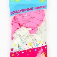 Воздушный шар латексный 12" &laquo;Милый котик&raquo;, набор 50 шт.