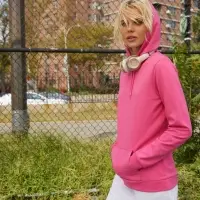 Толстовка с капюшоном женская Hoodie, сиреневая, размер XS