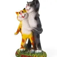 Садовая фигура из полистоуна &laquo;Кошки&raquo;, 18&times;12&times;32 см