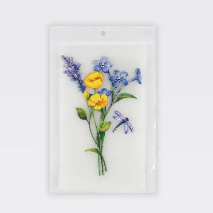 Термонаклейка «Полевой букет», 10.6×16 см Термонаклейка «Полевой букет», 10.6×16 см