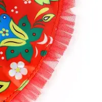 Карнавальный набор "Народная краса" юбка р-р 40-48, воротник, повязка, цвет красный