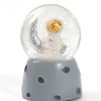 Снежный шар с подсветкой &laquo;Космонавт&raquo;, d=4.5 см, 3хLR41, 4.5&times;4.5&times;6.5 см, МИКС