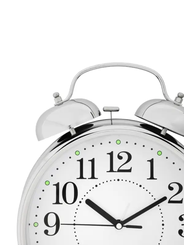 Часы - будильник настольные &laquo;Классика&raquo;, с подвесом, дискретный ход, d=20 см, 30&times;23 см, 2АА