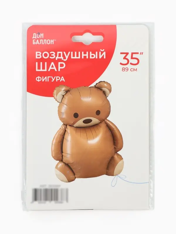 Воздушный шар фольгированный 35" &laquo;Милый мишка&raquo;