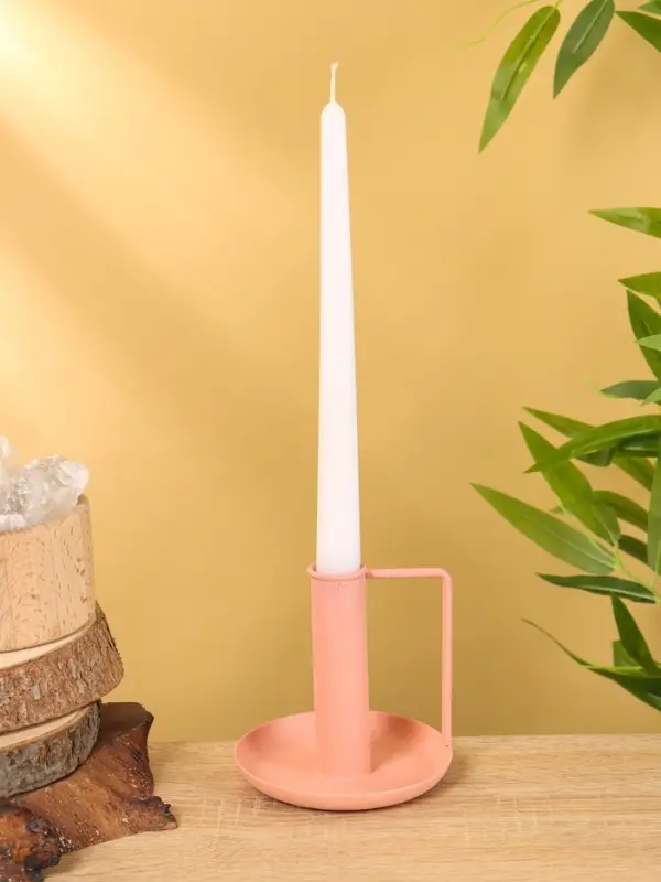 Подсвечник на 1 свечу текстурный с ручкой и блюдцем «Пудровый розовый», 10×10×9.5 +/- 0.5 см Подсвечник на 1 свечу текстурный с ручкой и блюдцем «Пудровый розовый», 10×10×9.5 +/- 0.5 см