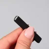 Магнит для лака, 6&times;1&times;0.5 см, резиновая ручка, чёрный