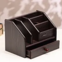 Органайзер 6 секций, ящик, дерево в полоску, 22&times;15&times;16 см