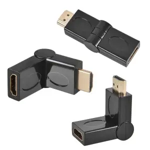 Переходник HDMI на HDMI 360&deg; папа-мама