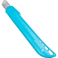 Нож универсальный Topfort 9 мм пластиковый мет направл