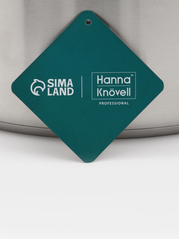 Ковш 8 л, d=26, h=15 см, с крышкой, толщина стенки 0,8 мм, индукция, две ручки Ковш 8 л, d=26, h=15 см, с крышкой, толщина стенки 0,8 мм, индукция, две ручки