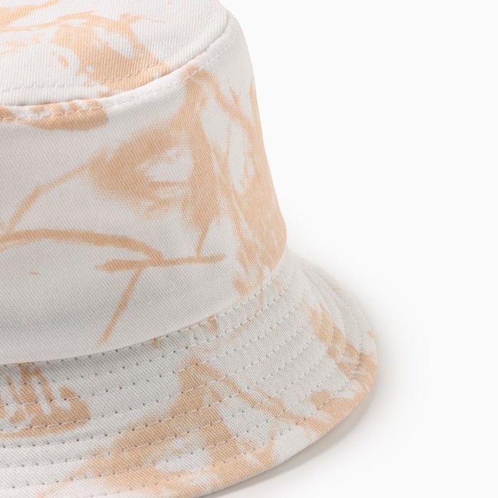 Панама детская MINAKU Панама детская MINAKU "Тай-Дай", цвет белый/бежевый, р-р 54