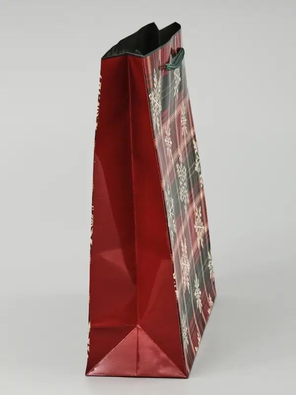 Пакет ламинированный &laquo;Снежинки&raquo;, ML 21 &times; 25 &times; 8 см