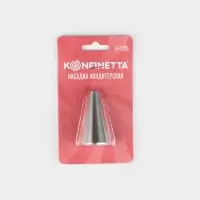 Насадка кондитерская KONFINETTA &laquo;Круг&raquo;, d=2.4 см, выход 0.6 см, нержавеющая сталь