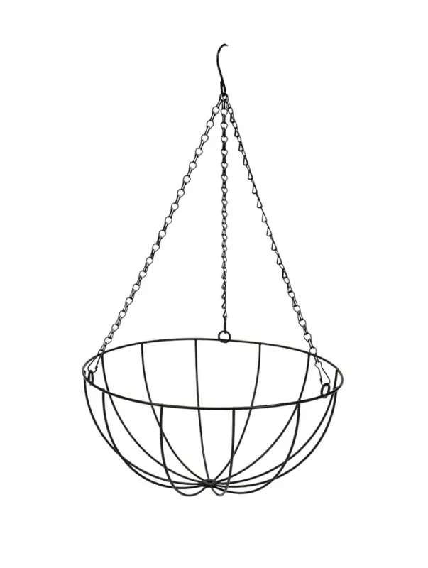 Кашпо подвесное d=35 см, с кокосовым вкладышем Кашпо подвесное d=35 см, с кокосовым вкладышем "Полусфера"