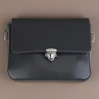Застёжка для сумки, 3.3×3.5 см, цвет серебряный