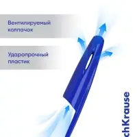 Набор шариковых ручек ErichKrause R=301 Original Stick, 4 цвета, узел 0.7 мм, МИКС