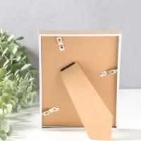 Фоторамка пластик 13х18 см "Современная классика" беж и белый 19х13,8х1,5 см