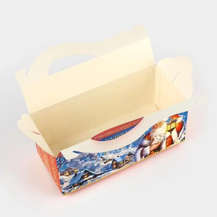 Коробка подарочная новогодняя складная «Волшебного Нового года», 23 х 10 х 10 см Коробка подарочная новогодняя складная «Волшебного Нового года», 23 х 10 х 10 см