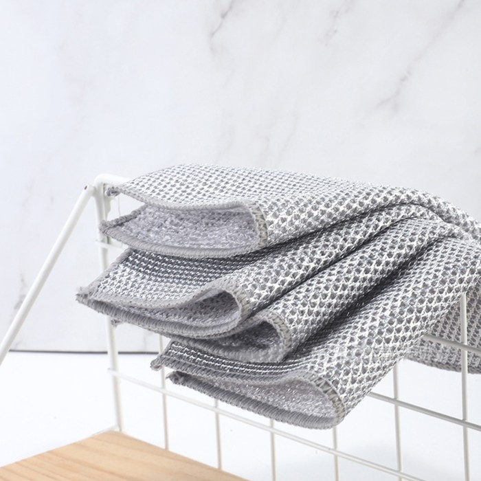 Салфетка для мытья посуды, металлическая, однослойная, 5 шт, 19×19 см Салфетка для мытья посуды, металлическая, однослойная, 5 шт, 19×19 см