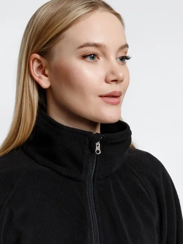 Куртка флисовая унисекс Fliska, черная, размер XS/S Куртка флисовая унисекс Fliska, черная, размер XS/S