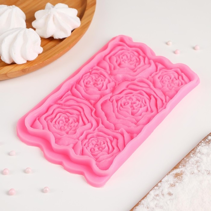 Молд «Розарий», силикон, 17×10,5×1 см, цвет МИКС Молд «Розарий», силикон, 17×10,5×1 см, цвет МИКС