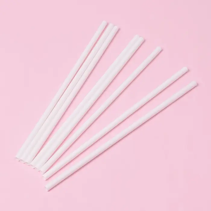 Палочки - дюбели для кондитерских изделий Доляна, d=0.7 см, 30 см, набор 8 шт., пластик, белые