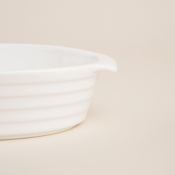 Форма для выпечки из жаропрочной керамики SL Home «Санторини», 250 мл, 13,6×12×4,5 см, цвет белый Форма для выпечки из жаропрочной керамики SL Home «Санторини», 250 мл, 13,6×12×4,5 см, цвет белый