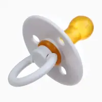 Соски-пустышки, от 3 мес., латекс, классические, в контейнере, набор из 2 шт., зелёный/серый, M&B