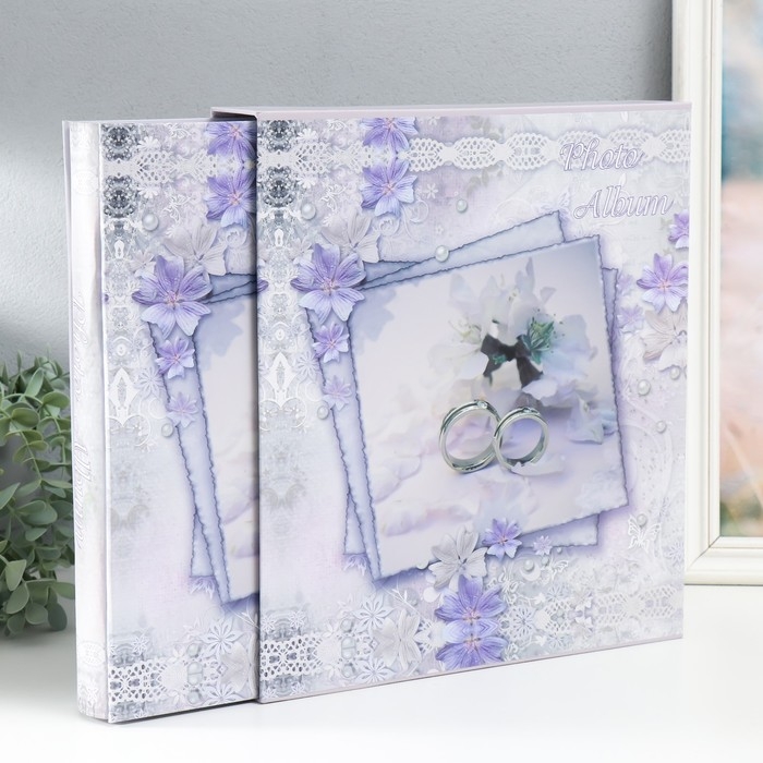 Фотоальбом на 500 фото 10х15 см Фотоальбом на 500 фото 10х15 см "Свадебное торжество" МИКС 34х31х5,8 см