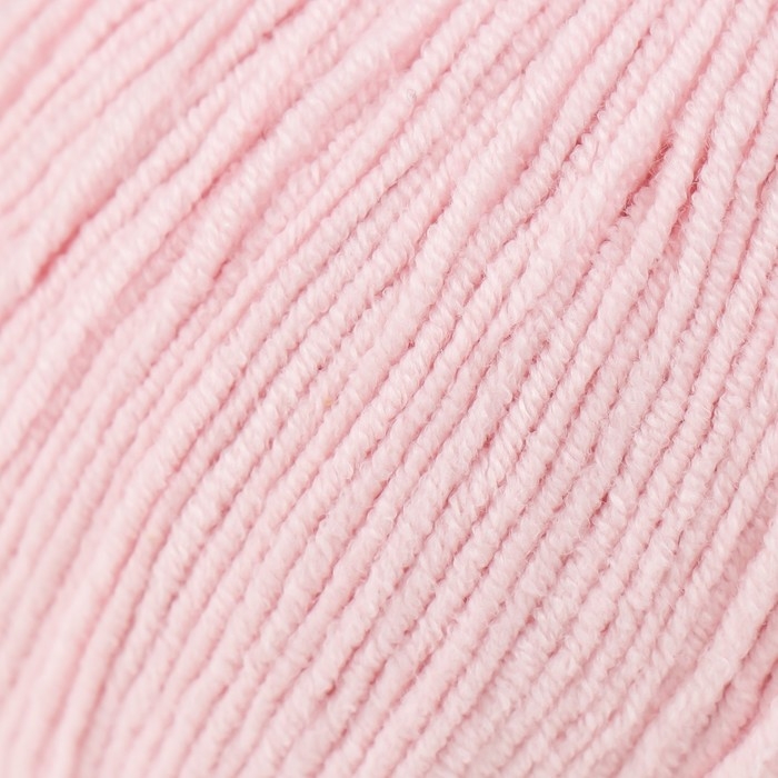 Пряжа Пряжа "Jeans" 55% хлопок, 45% акрил 160м/50гр (18 нежно-розовый)