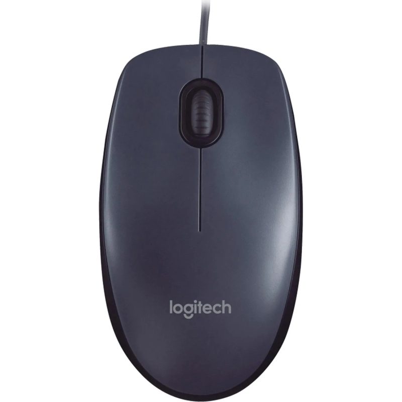 Мышь компьютерная Logitech M90 [910-001795] проводная, черный