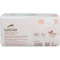 Салфетки косметические в пленке LUSCAN 2сл. 200 листов