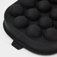 Форма для льда &laquo;Шарики&raquo;, 22 ячейки, 21&times;14&times;3.5 см, силикон, чёрная