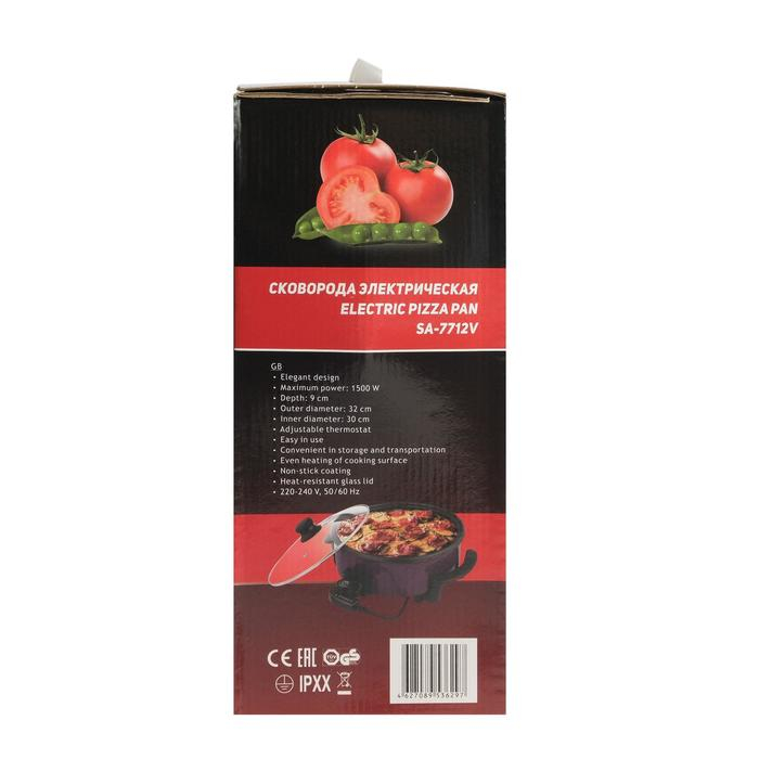 Сковорода электрическая Sakura SA-7712V, 1500 Вт, d=32, глубина 9 см Сковорода электрическая Sakura SA-7712V, 1500 Вт, d=32, глубина 9 см