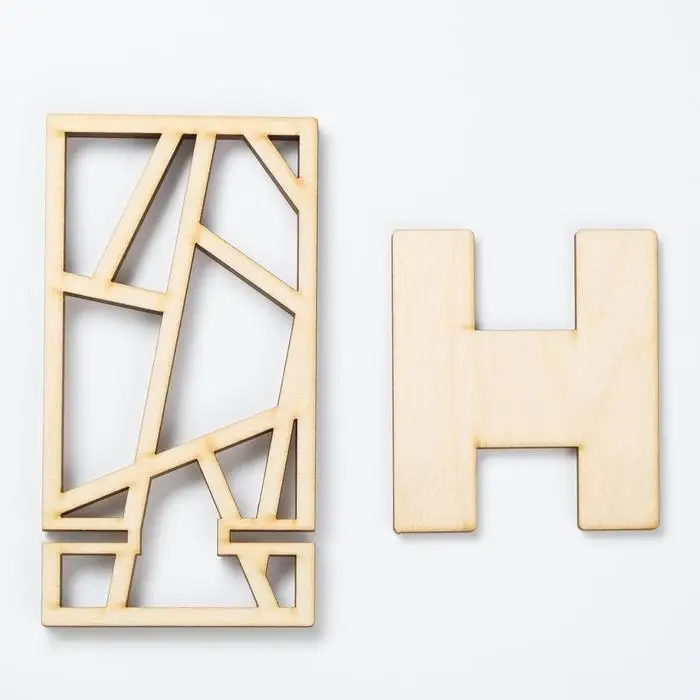 Подставка под телефон «Линии», 15×8 см, дерево