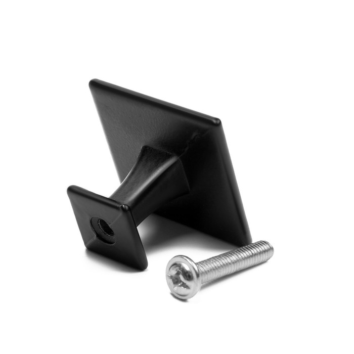 Ручка кнопка ТУНДРА РК119BL, черная, 8 шт TMP Ручка кнопка ТУНДРА РК119BL, черная, 8 шт TMP