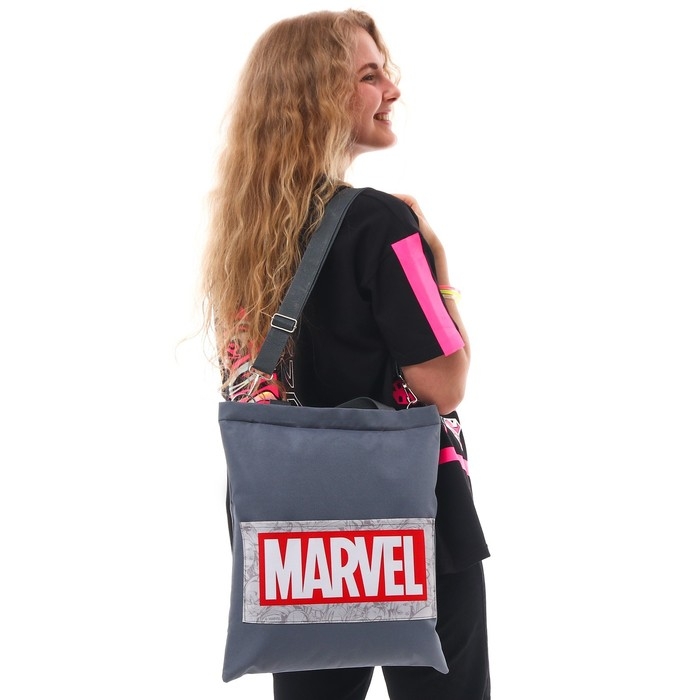 Шопер, 36.5х34х7 см, Марвел