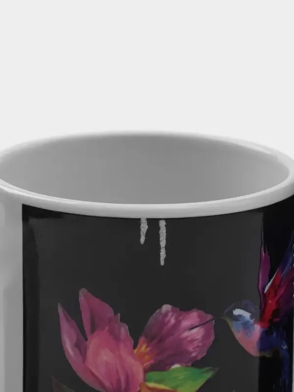 Кружка - хамелеон Доляна &laquo;Колибри&raquo;, 350 мл, керамика, небольшие дефекты