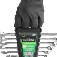 Набор ключей гаечных комбинированных на держателе (8-17 мм) (6 предметов) JT KJ3N6P