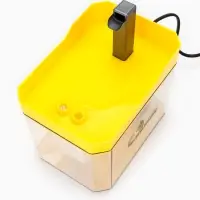 Фонтан для кошек и собак 1,5 л, 16,5 х 11,5 х 12 см, евророзетка, жёлтый Фонтан для кошек и собак 1,5 л, 16,5 х 11,5 х 12 см, евророзетка, жёлтый