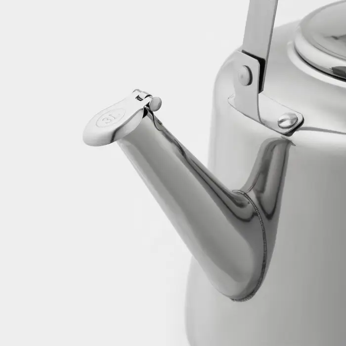 Чайник &laquo;Чайковский&raquo;, 3 л, нержавеющая сталь, хромированный