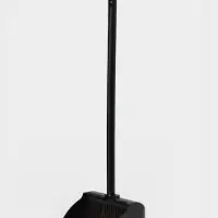 Щётка для пола, совок 26&times;25 см, щётка 25 см, пластиковая секционная ручка 98 см, чёрная