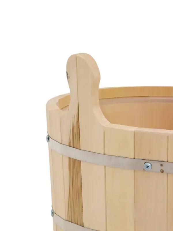 Шайка - таз для бани и сауны, 15 л, деревянная, пластиковая вставка, «Добропаровъ» Шайка - таз для бани и сауны, 15 л, деревянная, пластиковая вставка, «Добропаровъ»